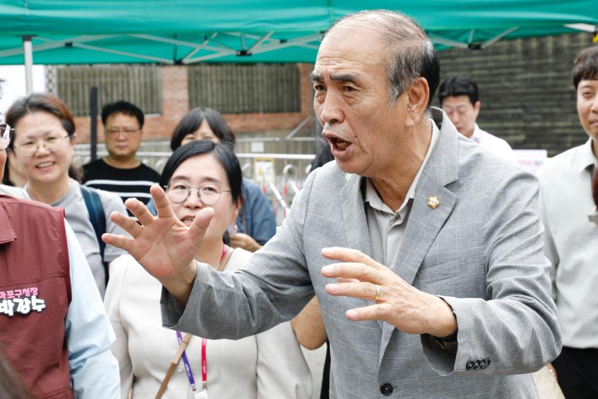 망원2빗물펌프장 거주자우선주차장 개장식 - 10