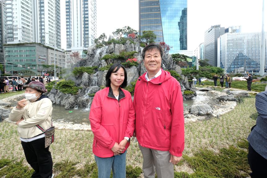 공덕오거리 교통섬 폭포 조성 준공식 - 4