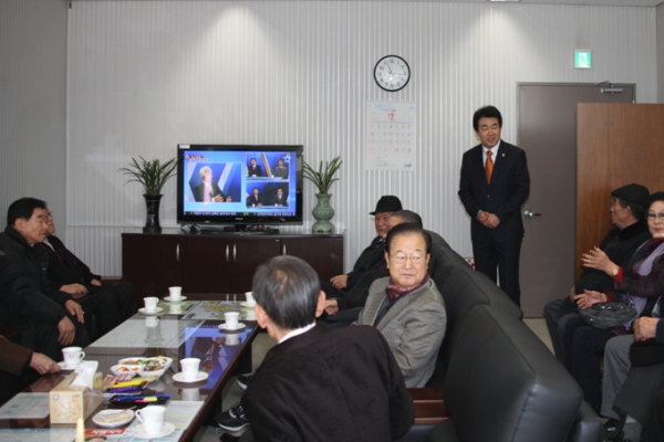 대한노인회 마포지회 회장단 방문 - 2