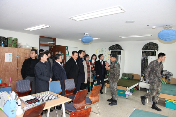 마포구의회 노고산예비군 훈련장 격려방문 - 4