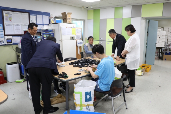 우리마포보호작업장 방문 - 2