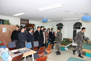 마포구의회 노고산예비군 훈련장 격려방문 3
