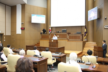 신수동 성결교회 노인대학 방문 5
