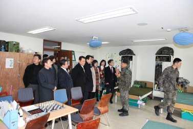 마포구의회 노고산예비군 훈련장 격려방문 4