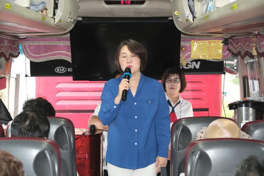 한국자유총연맹 창립 제70주년 기념식 행사 버스 환송식 - 2