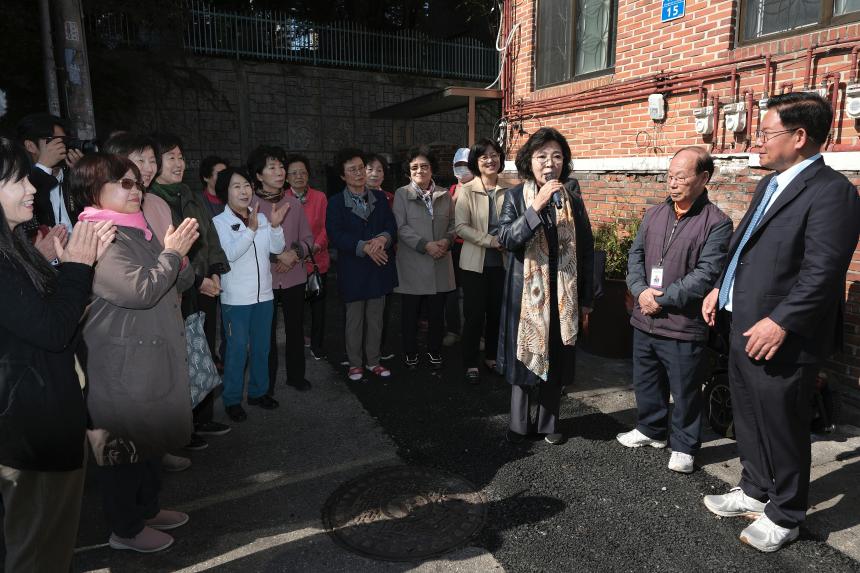 효도밥상급식소 개소식 - 신수동 익수경로당 - 2