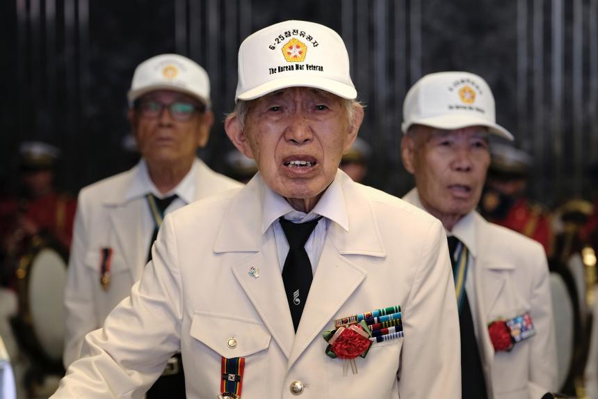 마포 6.25참전유공자 위문행사