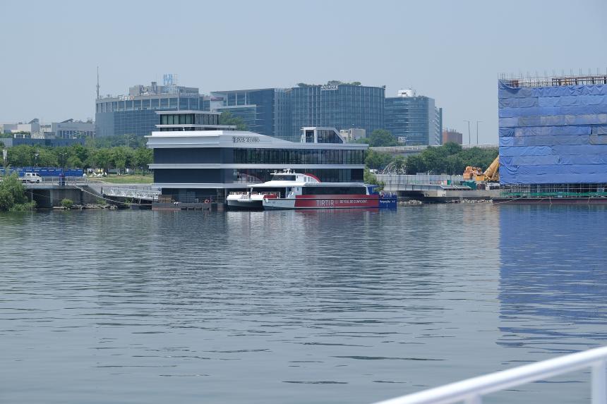 서울시 구의원 대상 한강 버스 체험