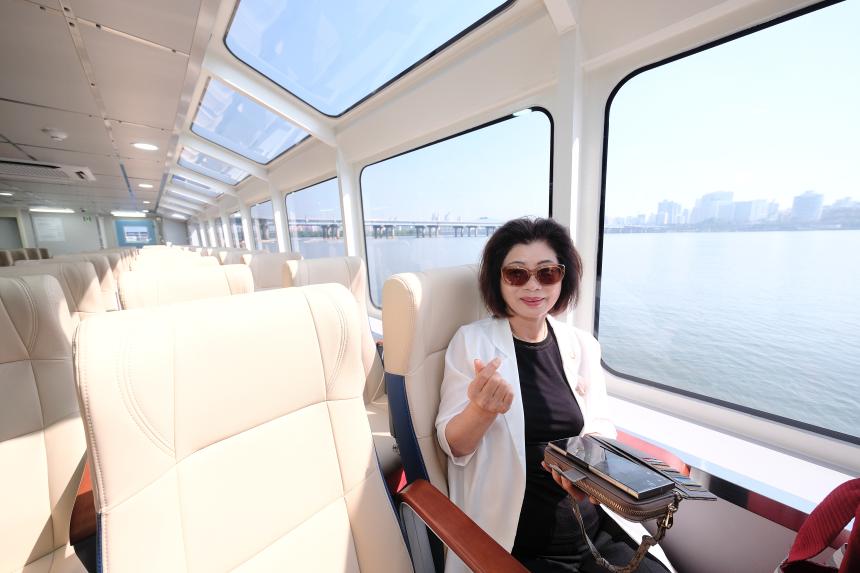 서울시 구의원 대상 한강 버스 체험 - 5