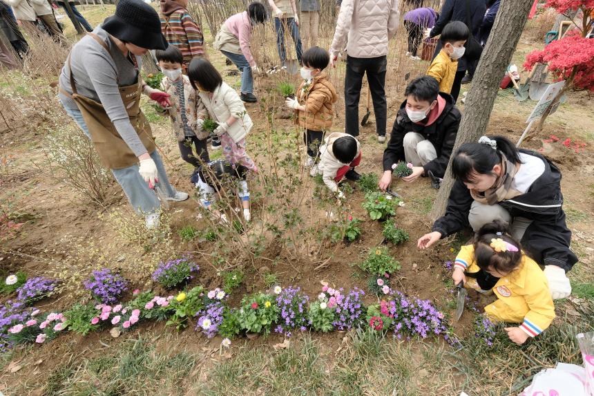 제81회 식목일 기념 릴레이 정원만들기 행사-국화정원 - 27