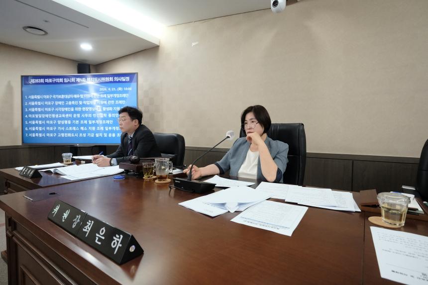 복지도시위원회&lpar;1차, 2차&rpar;-제283회 마포구의회 임시회 - 13