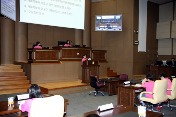 어린이 모의 의회 개최 망원초등학교 - 6