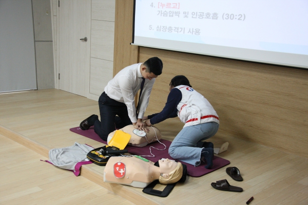마포구의회 구의원 심폐소생술 교육 - 7