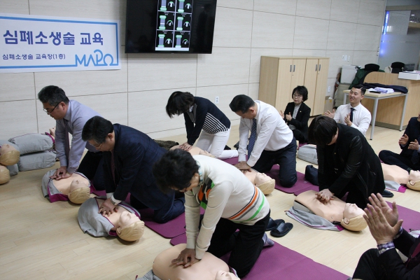 마포구의회 구의원 심폐소생술 교육 - 4