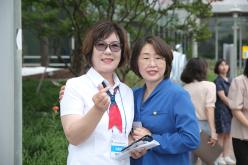 한국자유총연맹 창립 제70주년 기념식 행사 버스 환송식 8