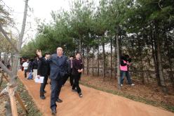 선형의 숲 맨발 황톳길 개장식 15