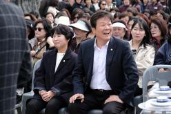 월드컵천 경관폭포 준공식 35