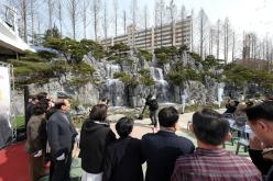 월드컵천 경관폭포 준공식 37