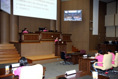 어린이 모의 의회 개최 망원초등학교 6