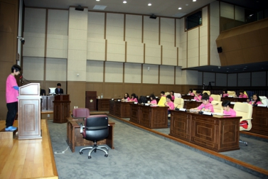 어린이 모의 의회 개최 망원초등학교 4