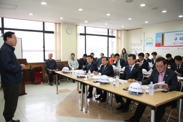 마포중앙도서관 및 청소년교육센터 공사 진행 상황 보고 1